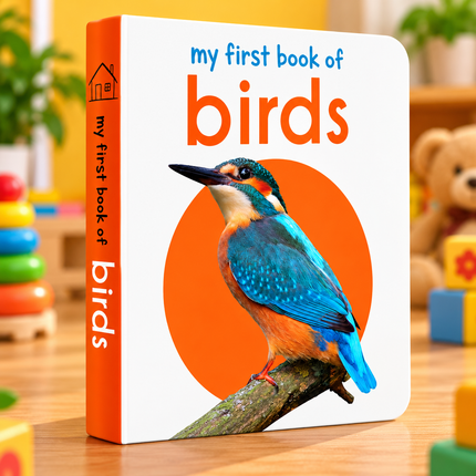 My First Board Books for Babies and Toddlers ABC Animals Flowers and Early Learning