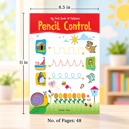 Pattern Tracing Activity Book for Kids Preschool Pencil Control Writing Practice Skills