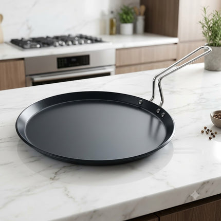 Hawkins Futura 26cm 30cm Non Stick Flat Tava Hard Anodised Aluminium Dosa Tawa PFOA Free Griddle Pan