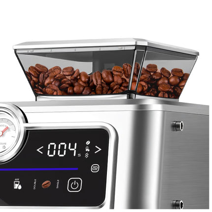 Lexical Germany 2-in-1 Espresso Coffee Machine Built-In Grinder,20-Bar Pump 2.3L Water Tank