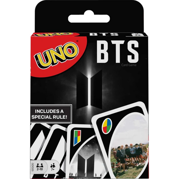 Mattel UNO, FLIP, BTS, DARE, Phase 10, Skip-Bo, Blink – Made in China Card Games