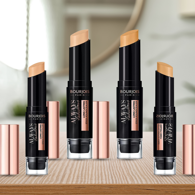 Bourjois Always Fabulous 24 Hour 2-in-1 Foundation and Concealer Stick with Blender