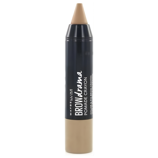 Maybelline Brow Drama Pomade Crayon – Dark Blonde Eyebrow Crayon for Easy Shaping, Filling & Natural Definition