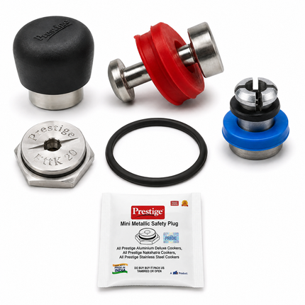 Prestige Pressure Cooker Spare Parts Regulator Valve Gasket Safety Plug Ring Mini Indicator