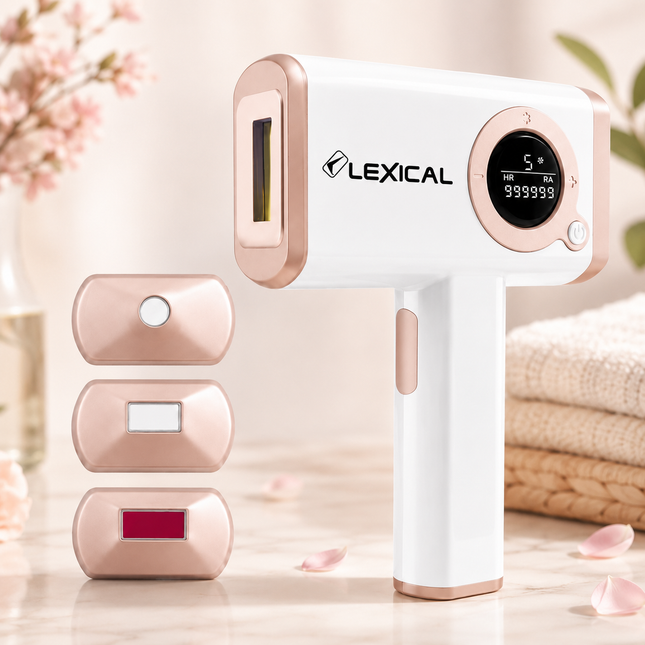 Lexical Germany IPL Hair Removal Device Up to 999,999 Flashes Ice Cool Function EU Plug