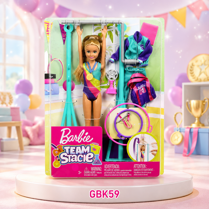 Mattel Barbie Gymnastics Dolls Fashionistas Beach Ken Chelsea Playsets Collection Toys