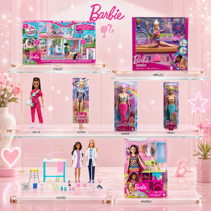 Mattel Barbie Gymnastics Dolls Fashionistas Beach Ken Chelsea Playsets Collection Toys