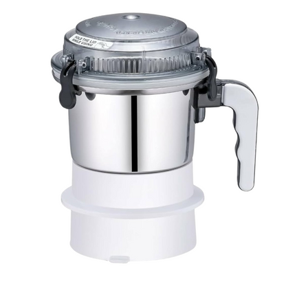 Sujata Indian Mixer Grinder Chutney Jar Stainless Steel, 400 ml Small (White)