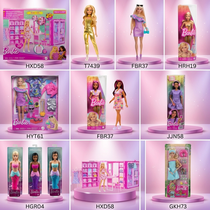 Mattel Barbie Gymnastics Dolls Fashionistas Beach Ken Chelsea Playsets Collection Toys