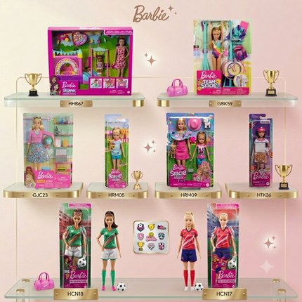 Mattel Barbie Stacie Rescue Dolls Wellness Yoga Baking Fashionistas Collection Toys