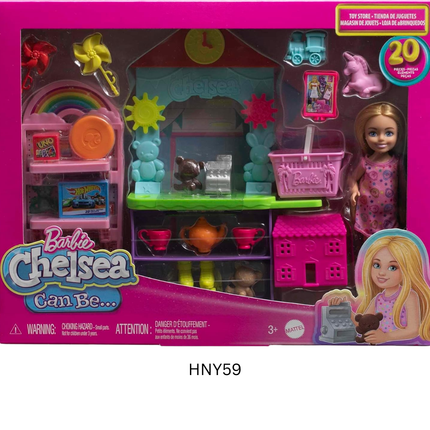 Barbie Dolls and Chelsea Playsets Collection Fashion Career Beach Travel Toys