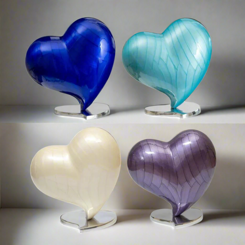 Royal Rapture Urns for ashes Memorial Funeral Cremation Adult Human Child Love Heart