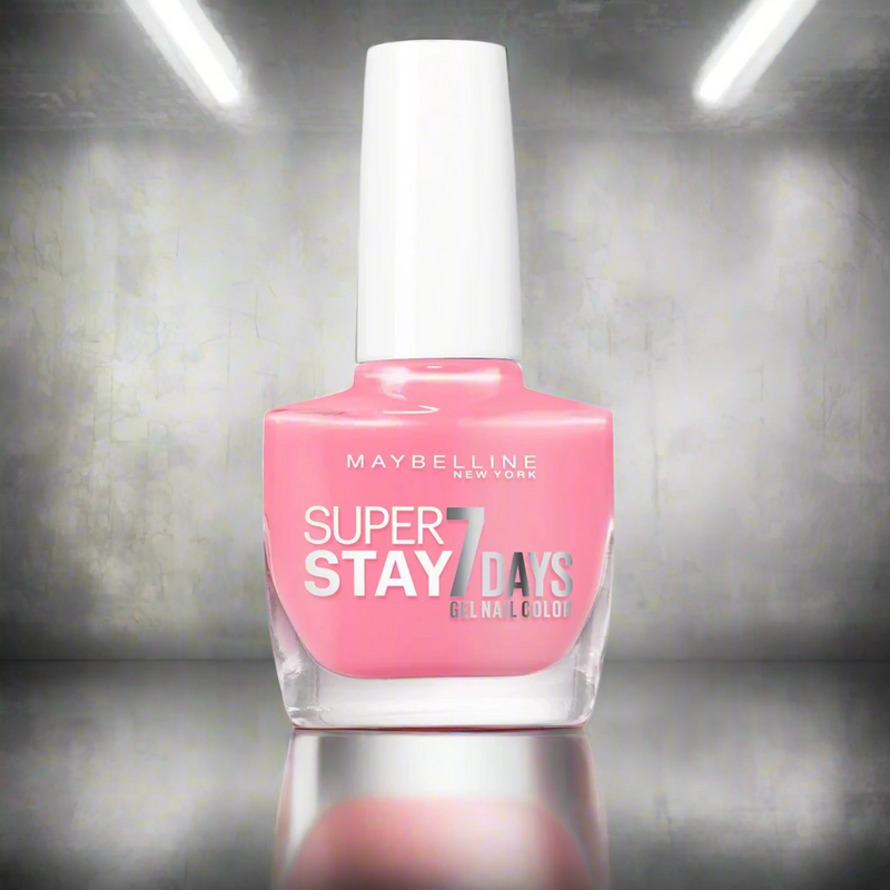 Maybelline New York Super Stay 7 Days Finish Nail Polish Forever Strong Gel Nail Polish Make Up Mint for Life/Coloured Nail Polish Ultra Strong Hold Without Uv Lamp in Bright