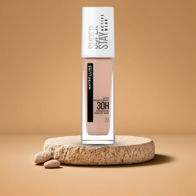 Maybelline New York Foundation, Superstay 24 Hour Longlasting Foundation, Lightweight Feel, Water and Transfer Resistant, 30 ml