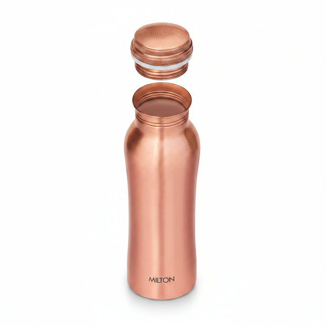 Milton Copper Water Bottle 950ml Leak Proof BPA Free Ayurvedic Fridge Bottle