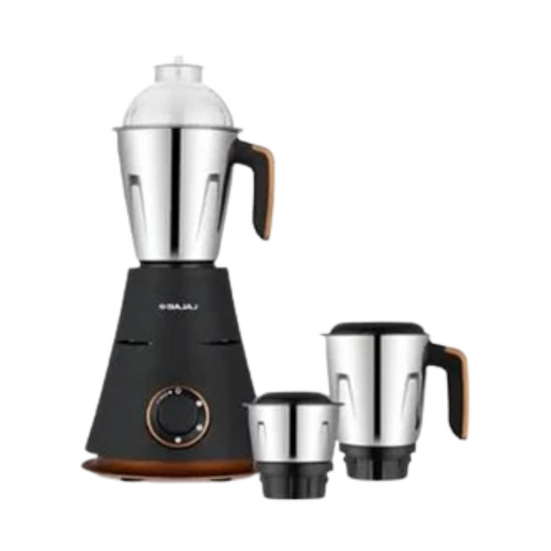 Bajaj Ninja 410594 Virtue 750 Watts Mixer Grinder with Jar Black