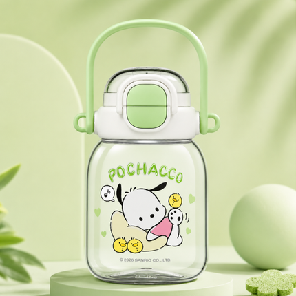 Character Design Dual Drink Water Bottle 630ml 700ml Carry Handle School Gym Travel