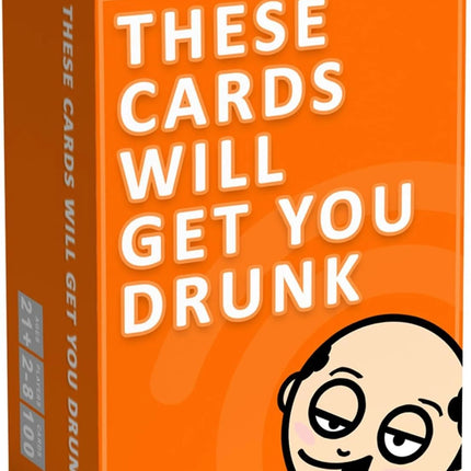 These Cards Will Get You Drunk – 100-Card Adult Party Game for 2–8 Players