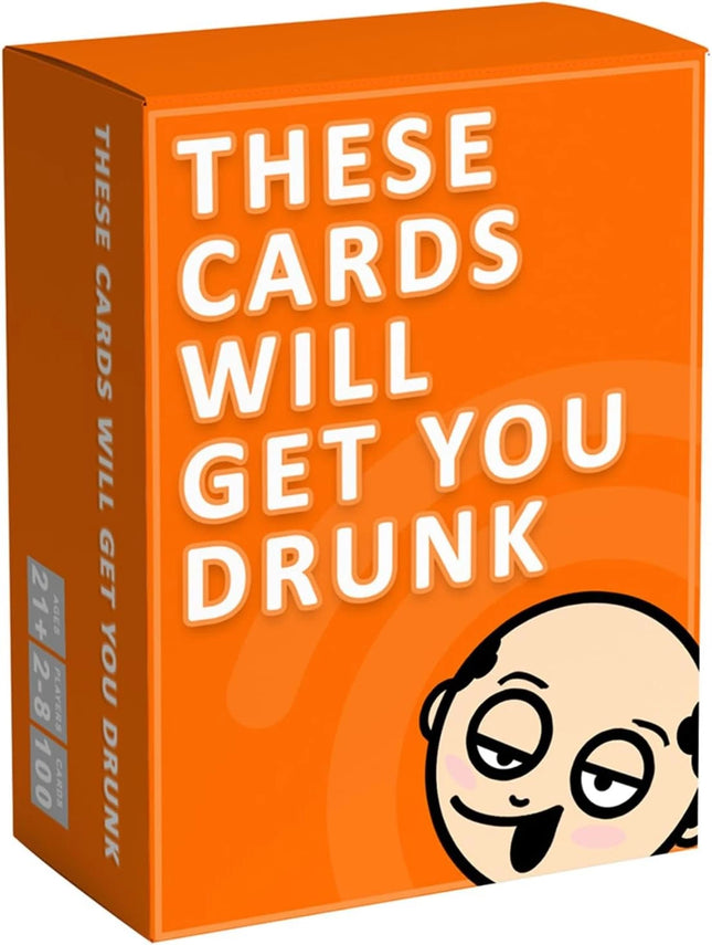 These Cards Will Get You Drunk – 100-Card Adult Party Game for 2–8 Players