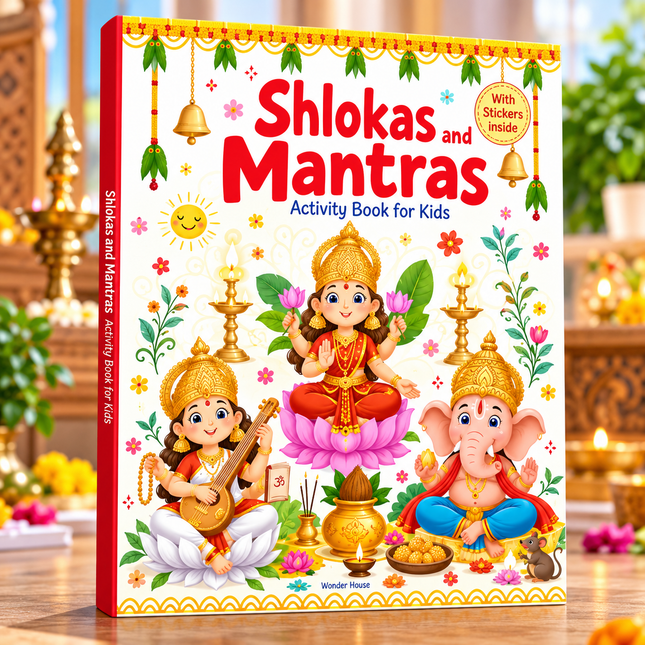 Shlokas and Mantras Activity Book for Kids Indian Culture Mindfulness & Learning