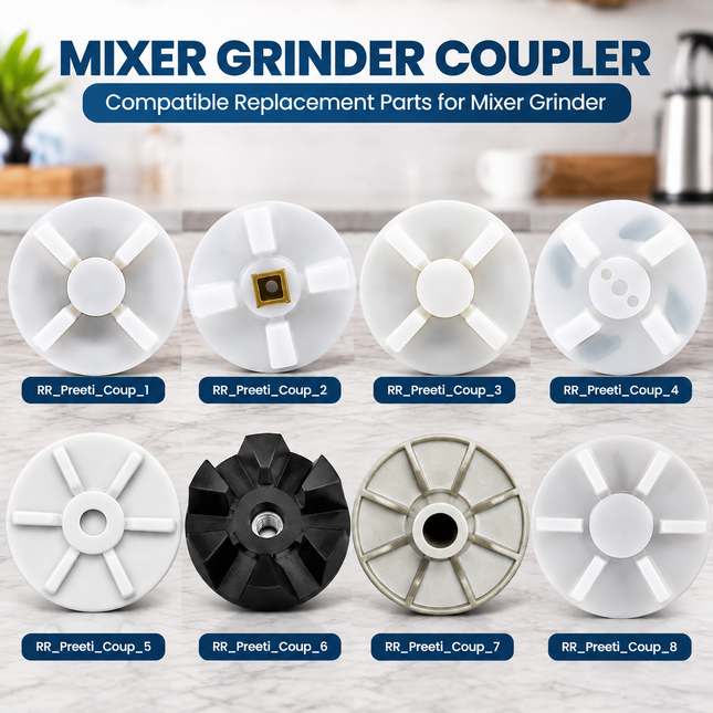VAASTU Universal Mixer Grinder Coupler Replacement Jar Motor Coupling for Preethi Bajaj Philips