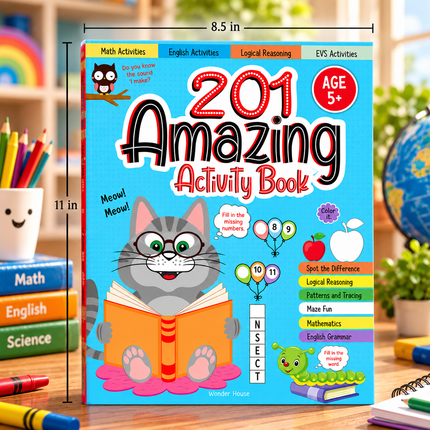 Kids Activity Books Maths Puzzles Games Learning and Educational Activities