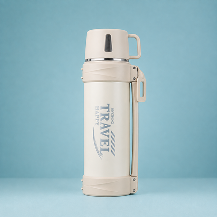 Sitarayuri 1600ml Vacuum Flask Stainless Steel Insulated Hot Cold Coffee Tea Water Travel Bottle