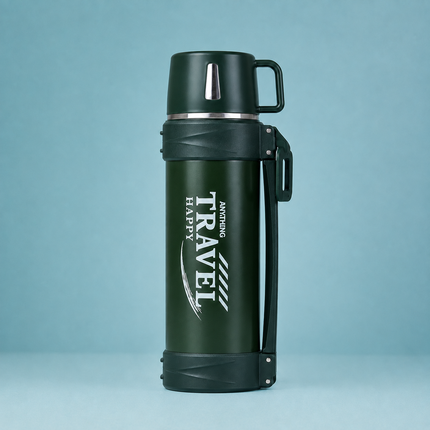 Sitarayuri 1600ml Vacuum Flask Stainless Steel Insulated Hot Cold Coffee Tea Water Travel Bottle