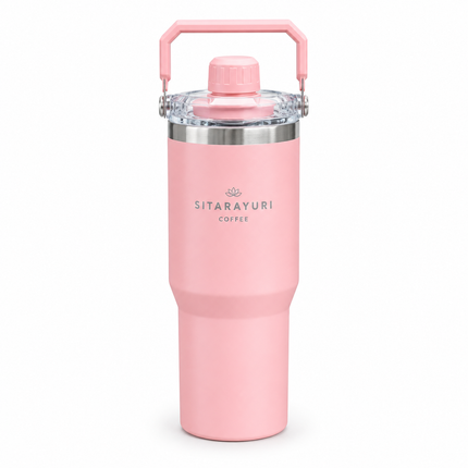 Sitarayuri Triple Hot Cold Drink Insulated Tumbler 600ml 900ml Coffee Tea Travel Office Sports