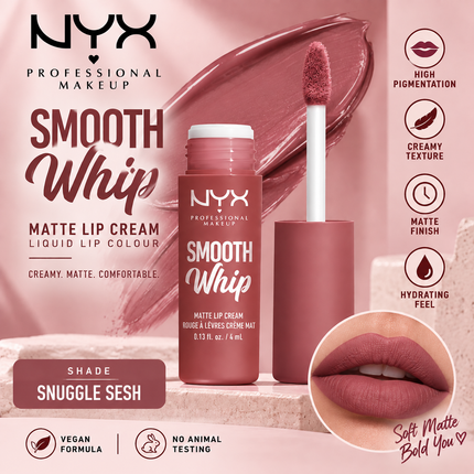 NYX Professional Makeup Lip Makeup Collection Smooth Whip Matte Lip Cream & This Is Milky Gloss