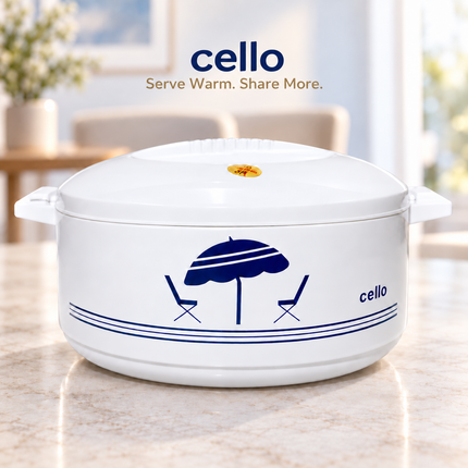 Cello Chef Deluxe 1250ml Insulated Hot Pot Casserole Food Warmer CE-1500 Cooler Thick Durable Base