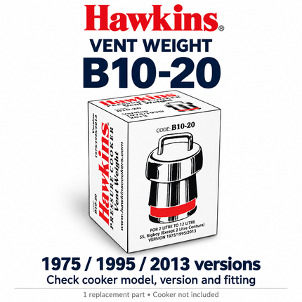 Hawkins Vent Weight — B10-20 — 1975/1995/2013 Versions
