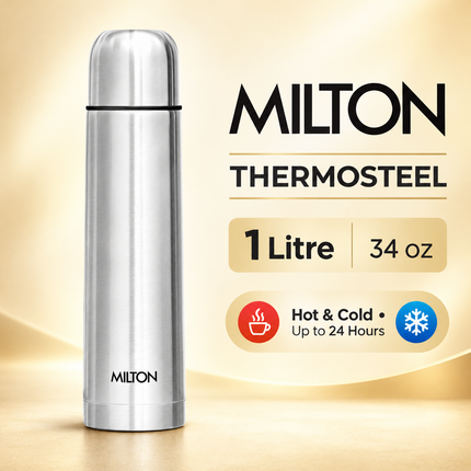 Milton Thermosteel 1 litre vacuum flask