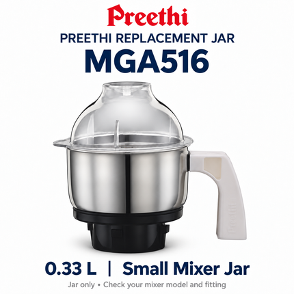 Preethi MGA516 — 0.33 L Small Mixer Jar