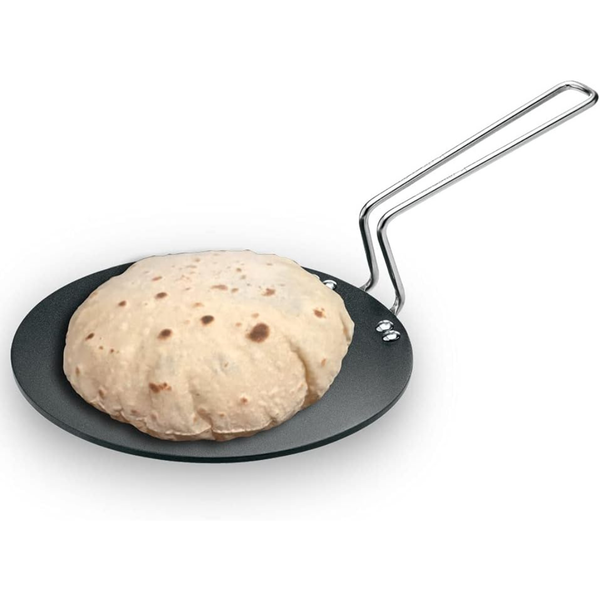 Hawkins Futura Non-stick Concave Tava Griddle Thick with Steel Handle
